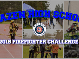 Hazen High School Braves Snow for Firefighter Challenge