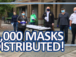 Renton RFA Helps City of Renton Distribute 20,000 Masks