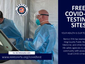 Renton RFA Helps with Free COVID Testing Sites