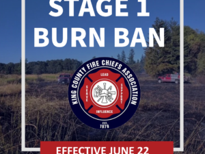 King County Marshal’s Issue Stage 1 (Restrictions) Burn Ban